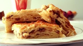 Türkisches Börek  Rezept Börek Hackfleisch [upl. by Harl]