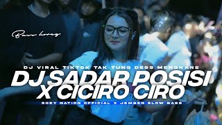 DJ SADAR POSISI × CICIRO CIRO • BASS HOREG MENGKANE VIRAL TIKTOK Gozy nation official [upl. by Deragon429]