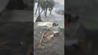 Security video shows Hurricane Idalia demolishing home [upl. by Queston]