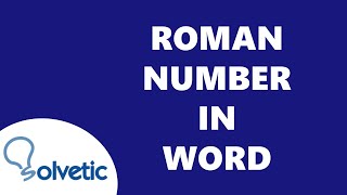 ROMAN NUMBER in MS WORD 2024 2025 👉✅ [upl. by Milly482]