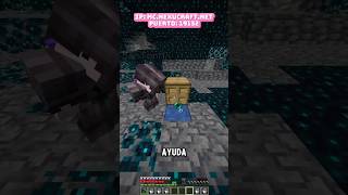 ASI ME TELETRANSPORTO SIN COMANDOS… minecraft ahorts gaming [upl. by Aehsal991]