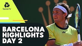 Ruud Takes On Nakashima Norrie Schwartzman amp More Feature  Barcelona 2022 Highlights Day 2 [upl. by Remled]