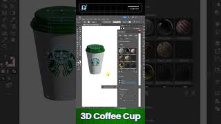 3D Coffee Cup Design In Illustratorillustratortutorial illustrator3d 3ddesign dzignex [upl. by Ednargel203]