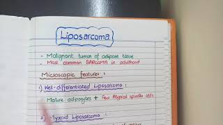 Lipoma And Liposarcoma  Pathology [upl. by Suoirtemed865]