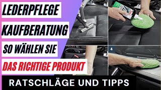 Lederpflege Vergleich Die besten Lederpflege Produkte im Test So wählen Sie das richtige Produkt [upl. by Elocon]