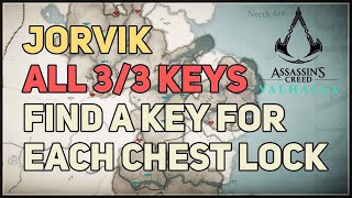 Find a key for each chest lock Jorvik Assassins Creed Valhalla [upl. by Neram957]