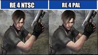 Resident Evil 4 PS2 NTSC vs PS2 PAL VersionFrame Rate Test [upl. by Mallin]