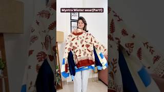 Latest winter wear Haul l Myntra sweater sweatshirt pullover l Myntra Winter Haul myntra winter [upl. by Siroved]