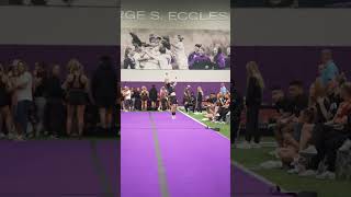 🦅USA Cheer Tryouts Last Year🦅 cheerleading gym stunt sports athlete sportshighlights fit [upl. by Andee315]