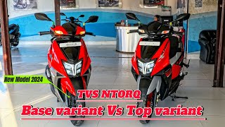 Tvs Ntorq base variant Vs Ntorq XP  Tvs Ntorq 125 price in Nepal [upl. by Etnahsal]