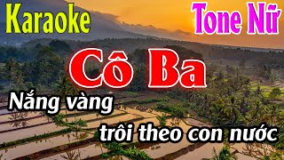 Cô Ba Karaoke Tone Nữ Karaoke Lâm Organ  Beat Chuẩn [upl. by Noda]