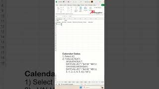 Calendar Template In Excel  PART 1  Excel Tips and Tricks [upl. by Nigen964]