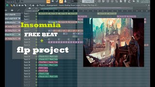 FREE FLP Piano type beat quotInsomniaquot [upl. by Ruperto]