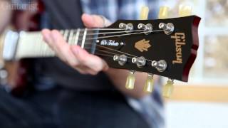 Gibsons MinETune self tuning system first look demo [upl. by Oicanata]