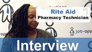 Rite Aid Interview  Pharmacy Technician 3 [upl. by Glaab]