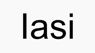 How to pronounce Iasi [upl. by Hazem]