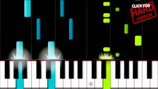 HOW TO PLAY quotThe Monsterquot  Eminem ft Rihanna  EASY Piano Tutorial Synthesia [upl. by Urbain]