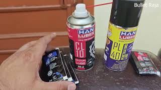 Royal Enfield Chain Lube Petrol amp Diesel Additive Rust Spray  Han Lubes products [upl. by Uon]