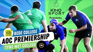 Bede College Vs Tyne Met College  KinoSport Rugby [upl. by Sherborn]