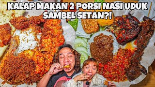 KALAP AYAM SAMBAL SETAN PINGGIR MRT SAMPE NAMBAH 2 NASI UDUK [upl. by Elleinnad676]