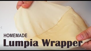 Homemade Lumpia Wrappers [upl. by Esaele505]