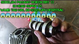 CARA PASANG NOKEN AS BRT T2 SUPRA X 125 KARISMA AGAR PNP [upl. by Malilliw]