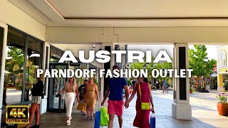 4K Walking Tour of Austria  PARNDORF FASHION OUTLET  Travel Austria 2023 [upl. by Ley]