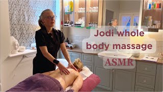 ASMR Relaxing Whole Body Aromatherapy Massage  back abdomen face and scalp 💆‍♀️💤 NEW JODI VIDEO [upl. by Anaik]