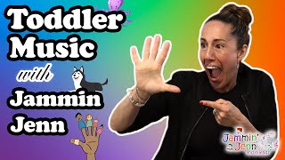 Childrens Music with Jammin Jenn  Finger Family Song  ABC Song and Fun Originals [upl. by Nosredneh]