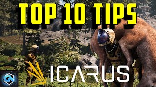 10 Tips For Beginners and New Players in Icarus [upl. by Zalucki]