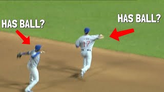 MLB Confusion Trick Play [upl. by Anieral]