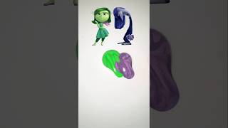 Color mixing 5 Disgust VS EnnuiWhat color shorts insideout2 colormixing insideout2 satisfying [upl. by Tadeo366]