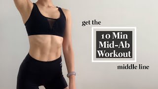 10 Minute MidAb Workout  strengthen and tone your midsection [upl. by Tor934]