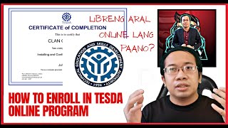 Tesda Online Program FREE Online Training How to Enroll How to Create Account [upl. by Philcox]