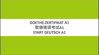 德语A1考前必看 歌德A1考试辅导 22 听说读写模块解读 [upl. by Iral]