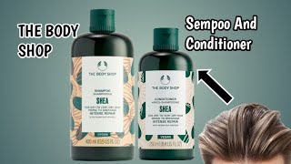 DRAY AND DAMAGE HAIR REPAIR  The body Shop SHEA Sempoo Conditioner [upl. by Lonni]