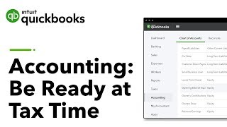 Accounting 101 Be Ready at Tax Time  QuickBooks Training Webinars 2019 [upl. by Weiler]