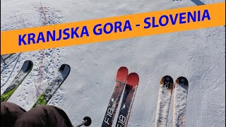 Skiing in Kranjska Gora Slovenia  February [upl. by Forster]