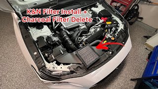 2022 WRX KampN Drop In Filter Install  Charcoal Filter Delete [upl. by Amin]