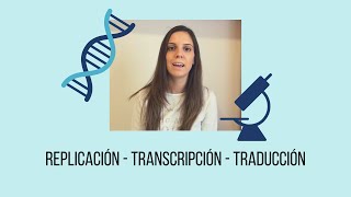 Replicación transcripción y traducción Genética molecular 4° ESO [upl. by Ravens]