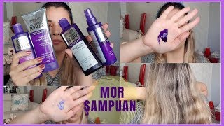 MOR ŞAMPUANIN ETKİSİ👩🏼  Gratis Provoke Mor Şampuan  Fark nasıl oldu [upl. by Clintock]