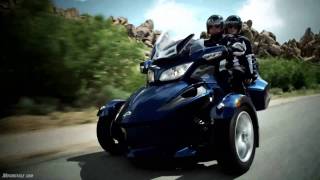 2010 CanAm Spyder RT Model Intro  A different beast rides a different line [upl. by Airdnek]