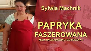 Papryka faszerowana nadziewana pieczarkami i mięsem [upl. by Asoj]