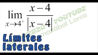 Matematica I Limites laterales Video 8 [upl. by Andrews]