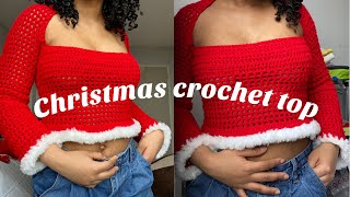 CHRISTMAS CROCHET TOP [upl. by Fredi]