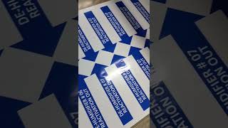 Vinyl Sticker Printing in Karachi Pakistan online order 03347779297 urgent printing in Karachi [upl. by Enifesoj]