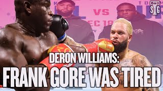 How DWill KNOCKED OUT Frank Gore [upl. by Joktan]