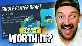 Is The Single Player Draft Worth It On FIFA 23 [upl. by Palmira]