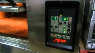 A1Equipment Doyon 2T2 Deck Oven Working in our warehouse in MiamiFL [upl. by Ybrik]