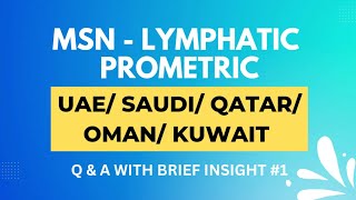 MSN  LYMPHATIC Prometric Q n A Part1 dha nhra prometric moh [upl. by Mailli56]